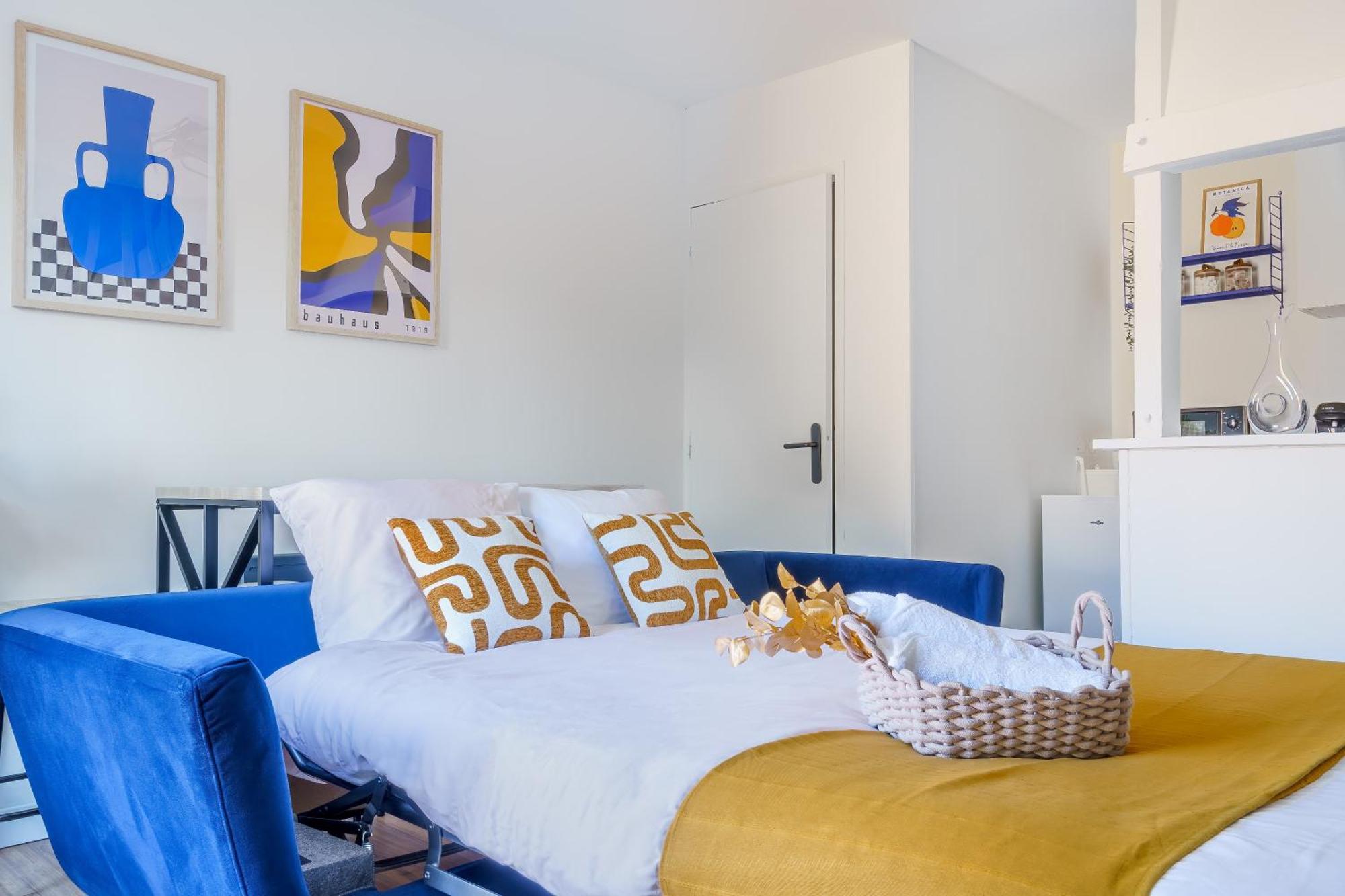 Maisonnette Bleu Horizon Avec Jardin - 2Min Gare - Serenito Homes Saint-Just-en-Chaussee Exterior foto