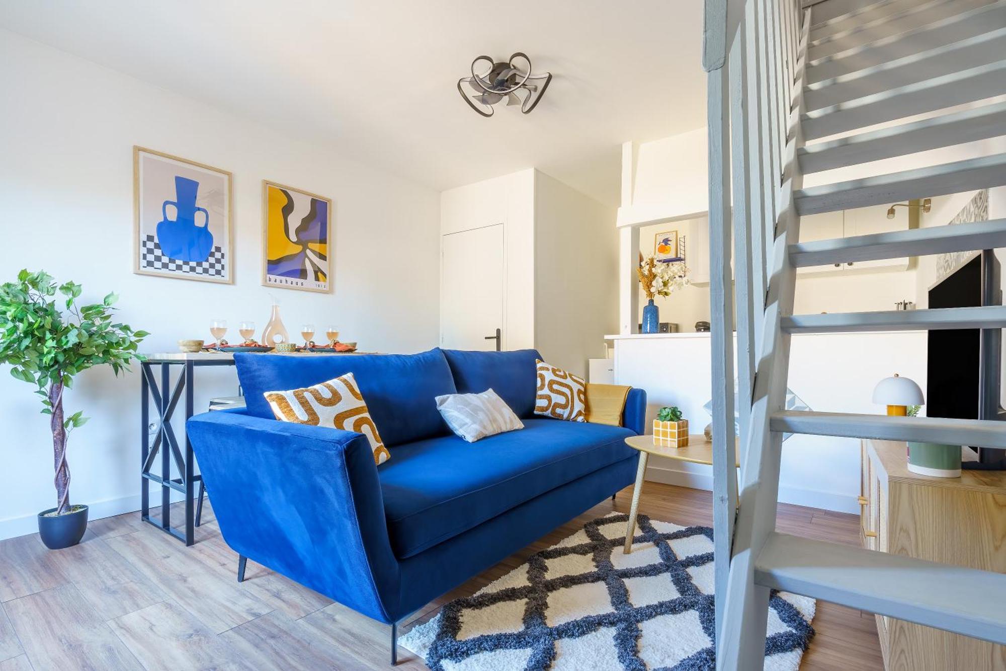 Maisonnette Bleu Horizon Avec Jardin - 2Min Gare - Serenito Homes Saint-Just-en-Chaussee Exterior foto