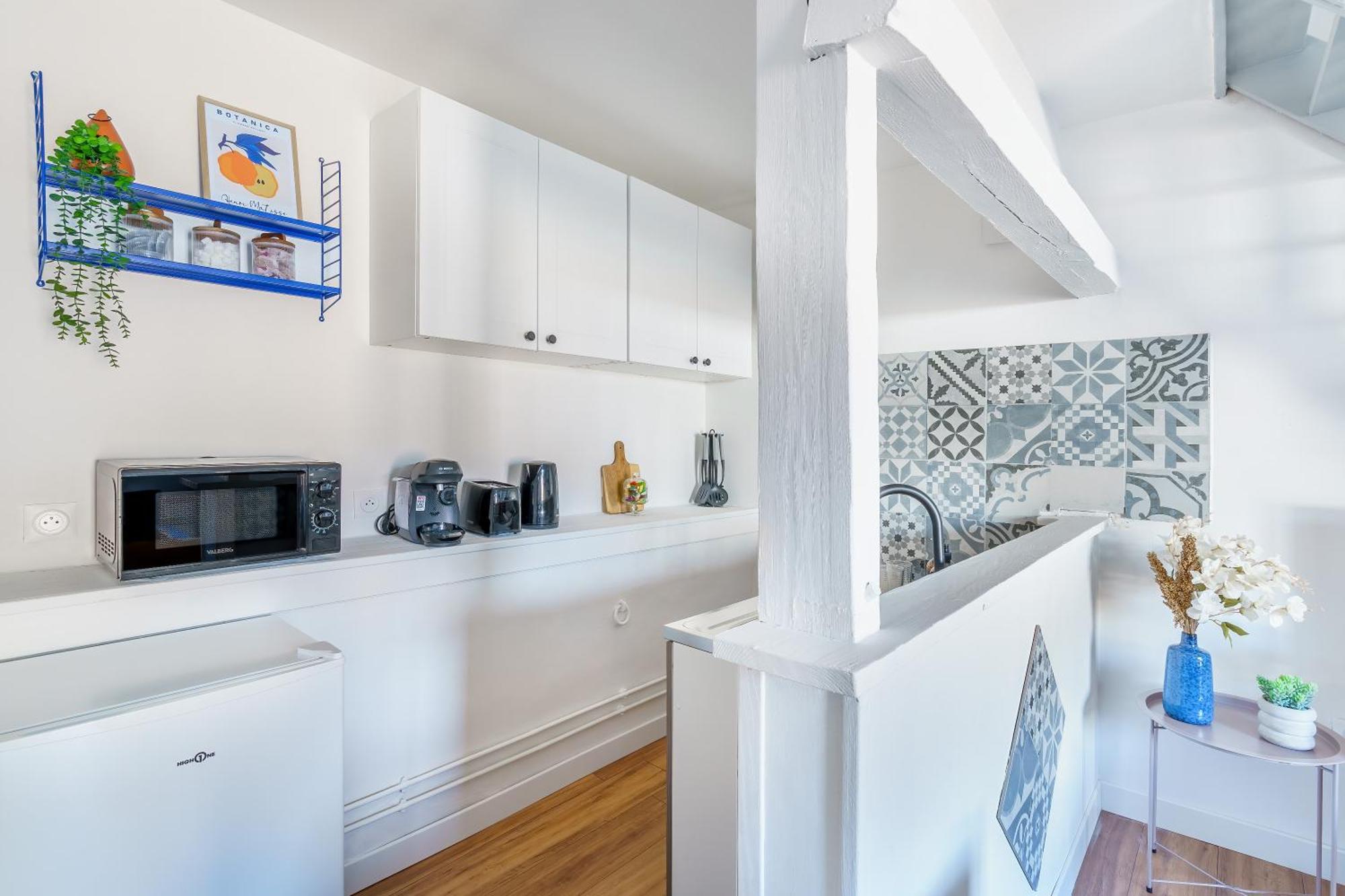 Maisonnette Bleu Horizon Avec Jardin - 2Min Gare - Serenito Homes Saint-Just-en-Chaussee Exterior foto