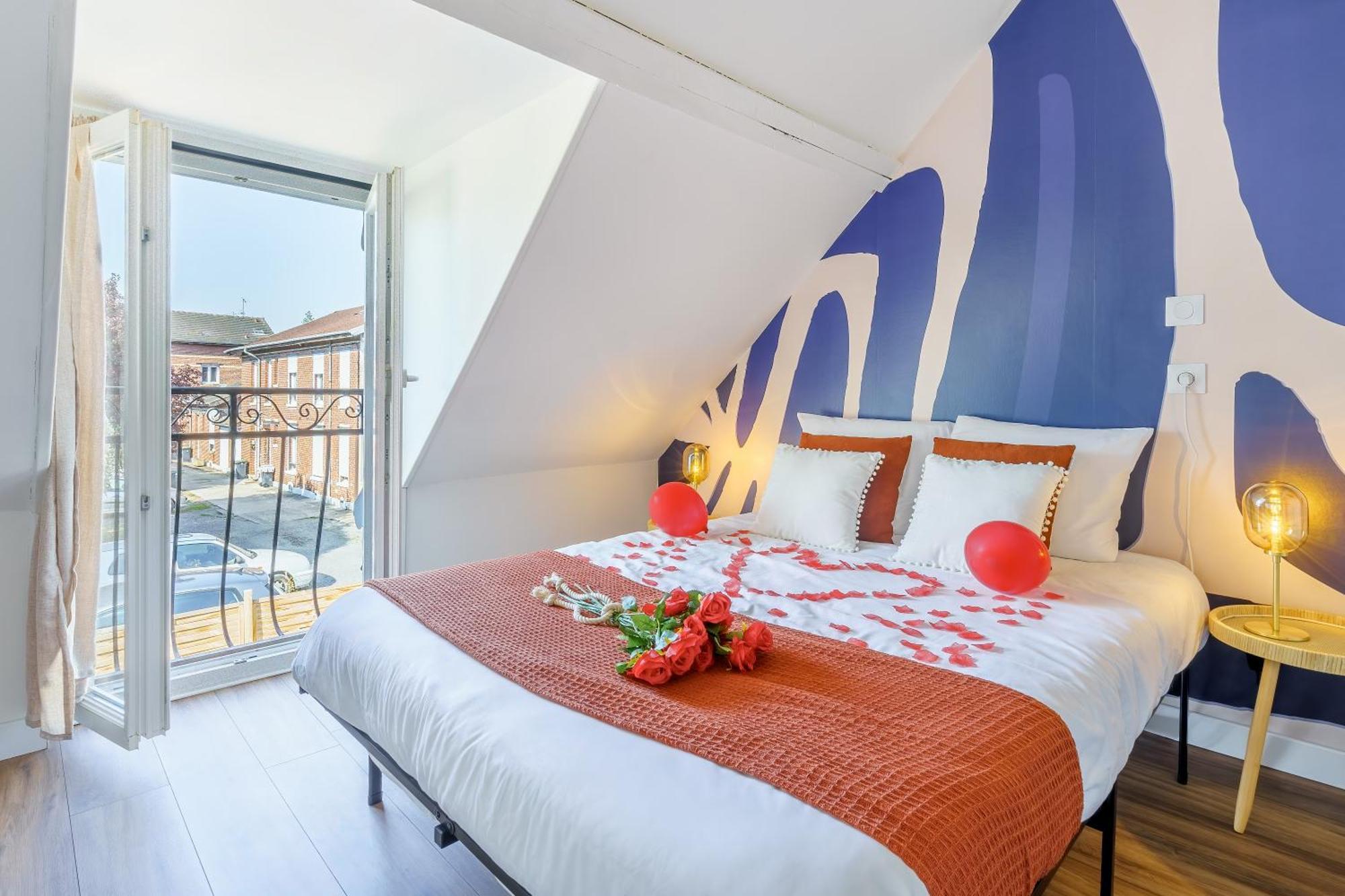 Maisonnette Bleu Horizon Avec Jardin - 2Min Gare - Serenito Homes Saint-Just-en-Chaussee Exterior foto